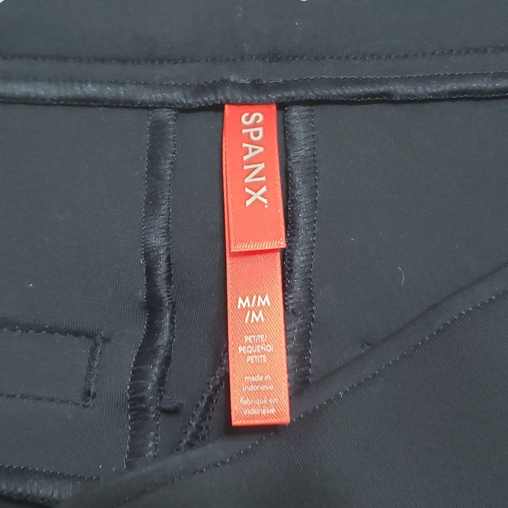 NWT Spanx The Perfect Pant Slim Straight Navy Blue Petite Medium 20254Q - Picture 4 of 12